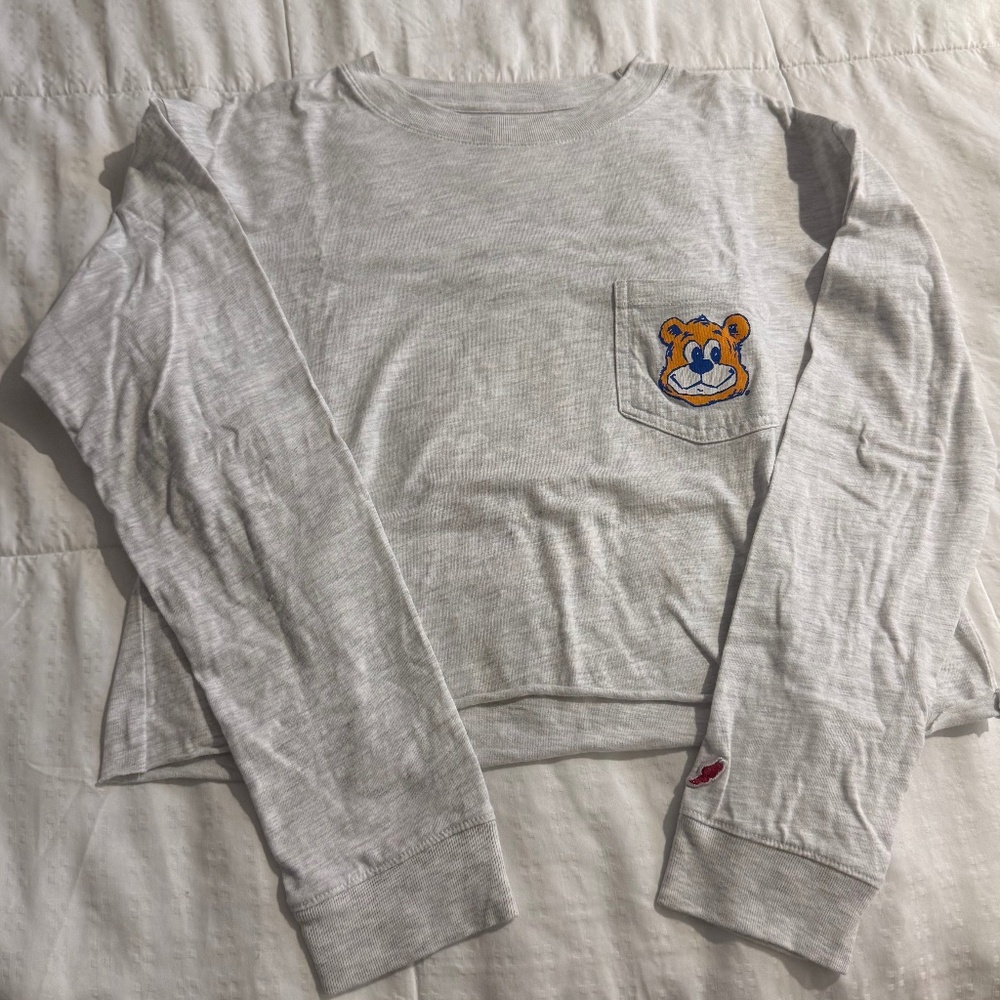 UCLA Original League Cropped Long Sleeve Shirt (Small)